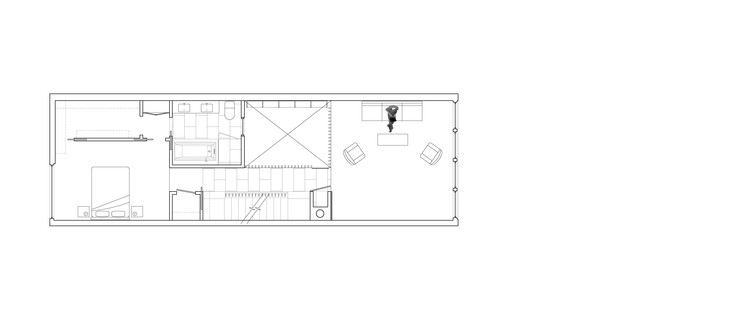 蒙特利尔现代镇屋，中庭与花园的巧妙融合-19