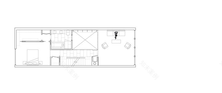 蒙特利尔现代镇屋,中庭与花园的巧妙融合-19