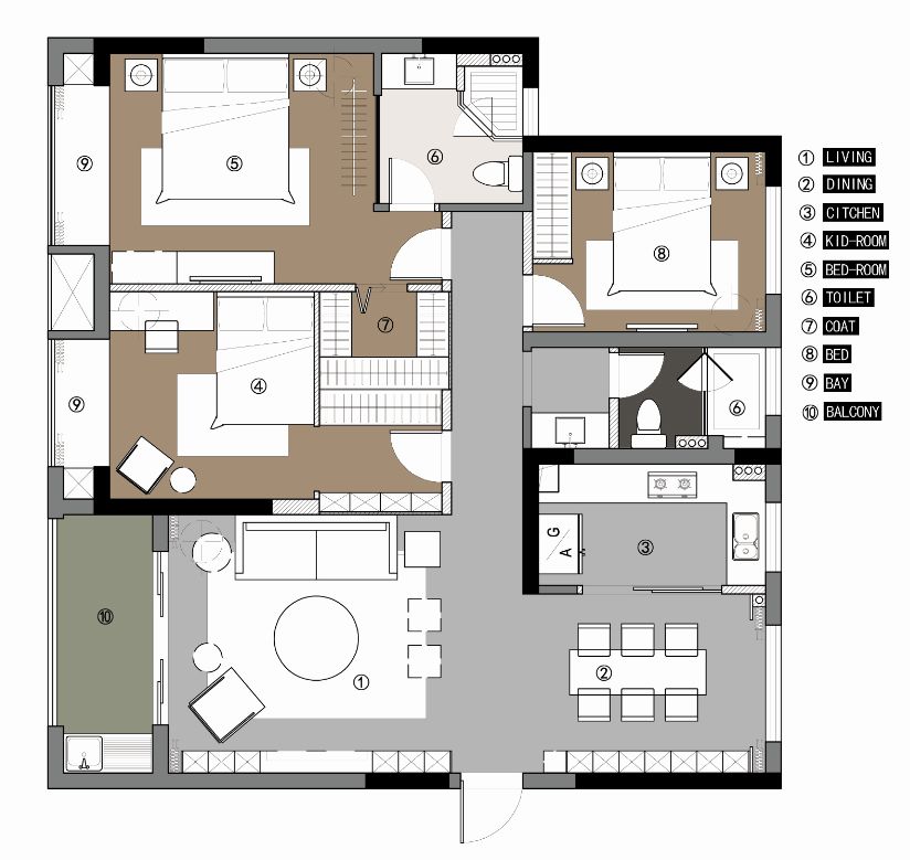 绍兴三口之家,温暖粗狂的质感生活-36