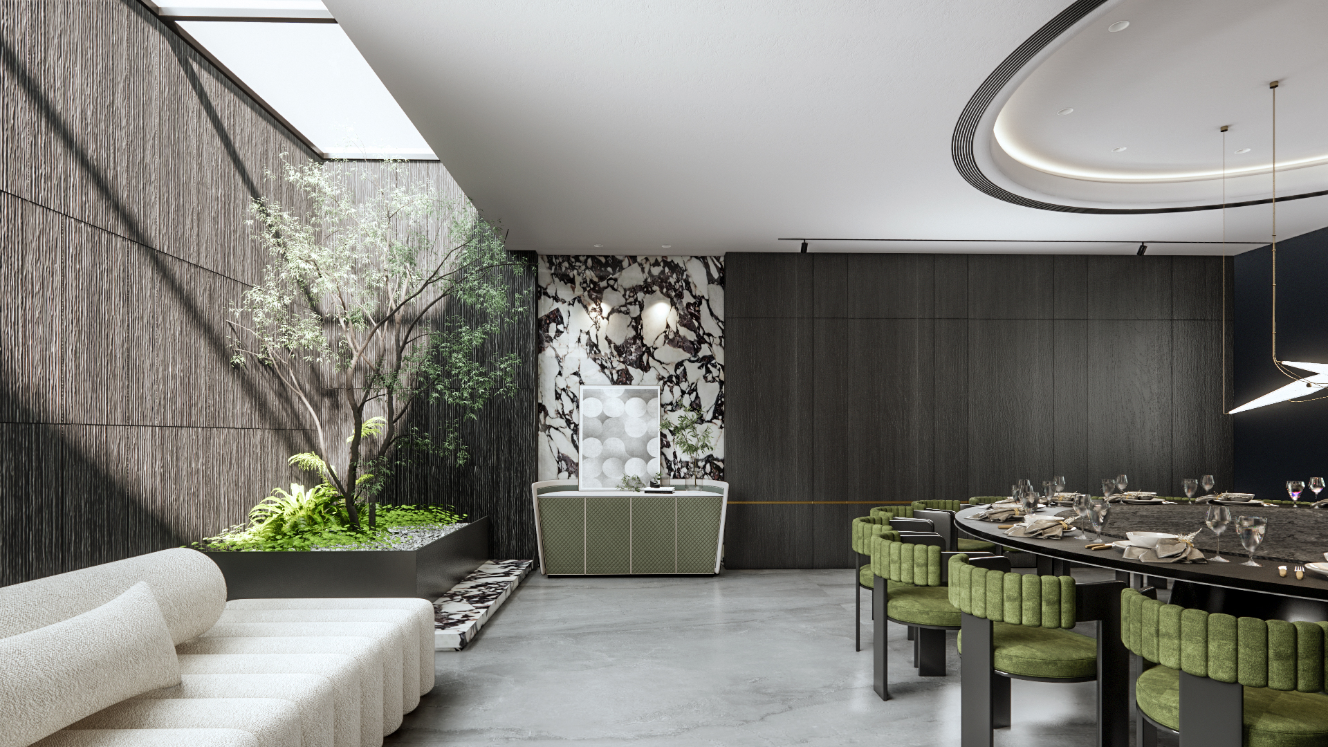 现代别墅丨木璞空间装饰-12