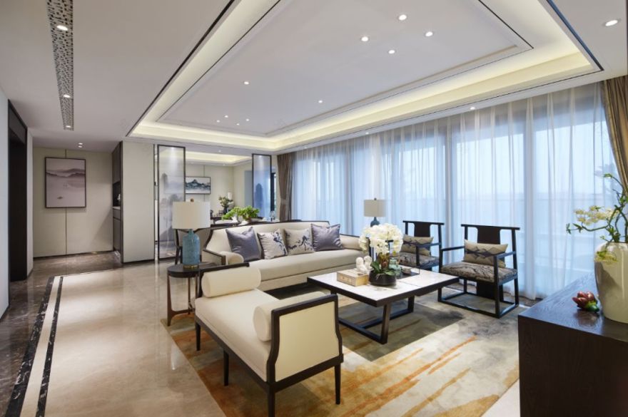 现代中式融合,绵阳九阙府 A1 户样板间-27