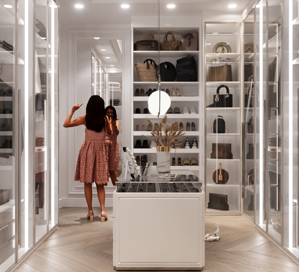 新古典更衣室室内设计-5