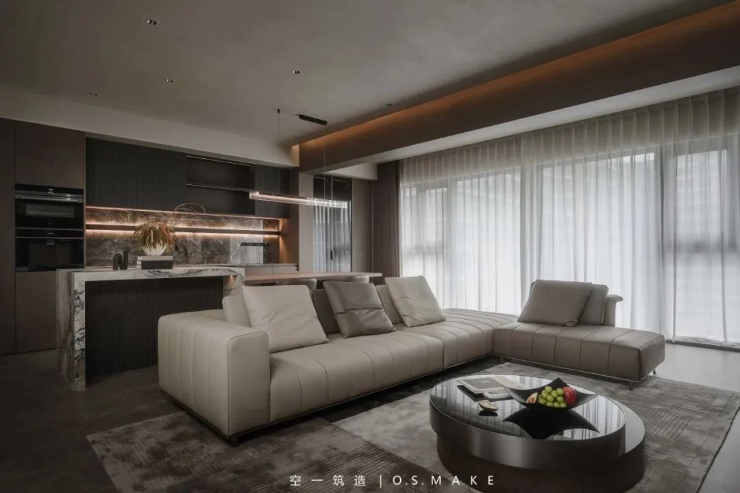 意式极简,壹号院的沉郁魅力丨中国重庆丨空一筑造|O.S.MAKE-36