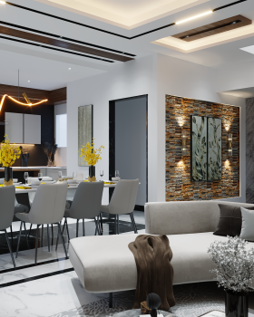 Interior design for a reception area in 2022