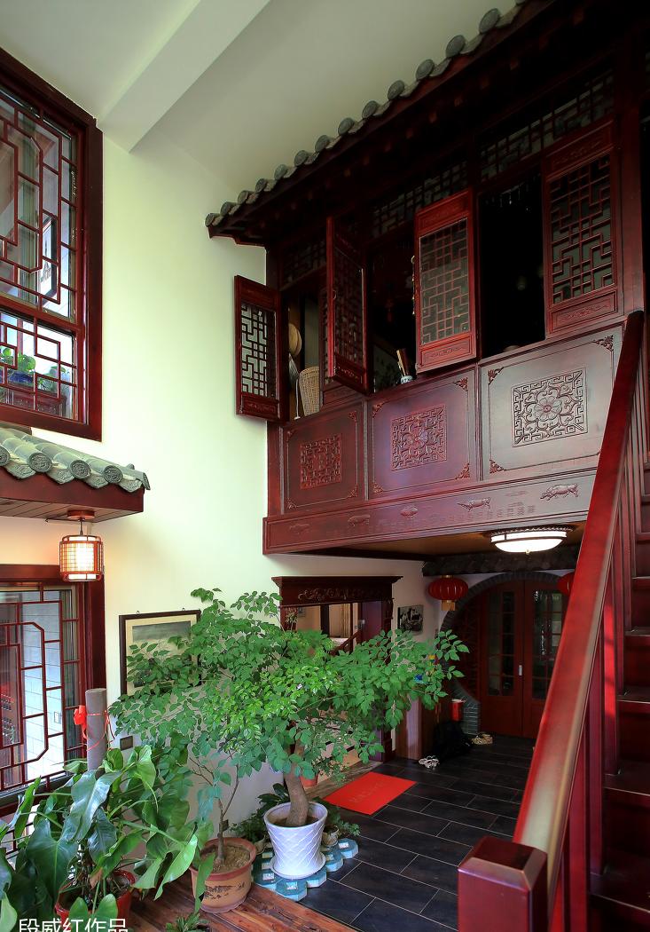 段威红丨别墅丨【蝶衣设计】中式风格实景照片-8