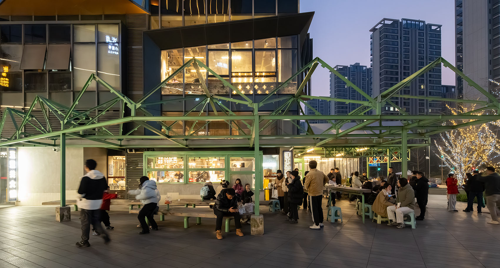 街边的绿色伞棚 · 五里关麓坊店 · 凡筑ArchFAN丨中国成都丨凡筑ArchFAN（成都凡筑建筑设计事务所有限公司）-68