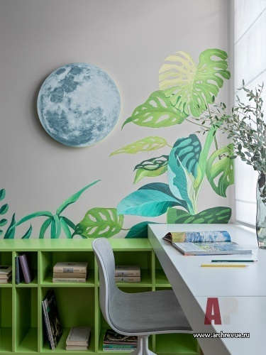 Современная 2-х этажная квартира с атмосферой загородного дома, 200 кв. м-65