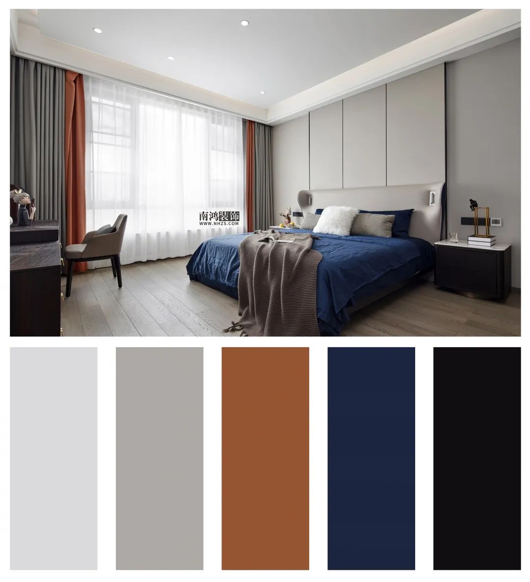 世茂首府港式轻奢大宅丨浙江南鸿装饰-44