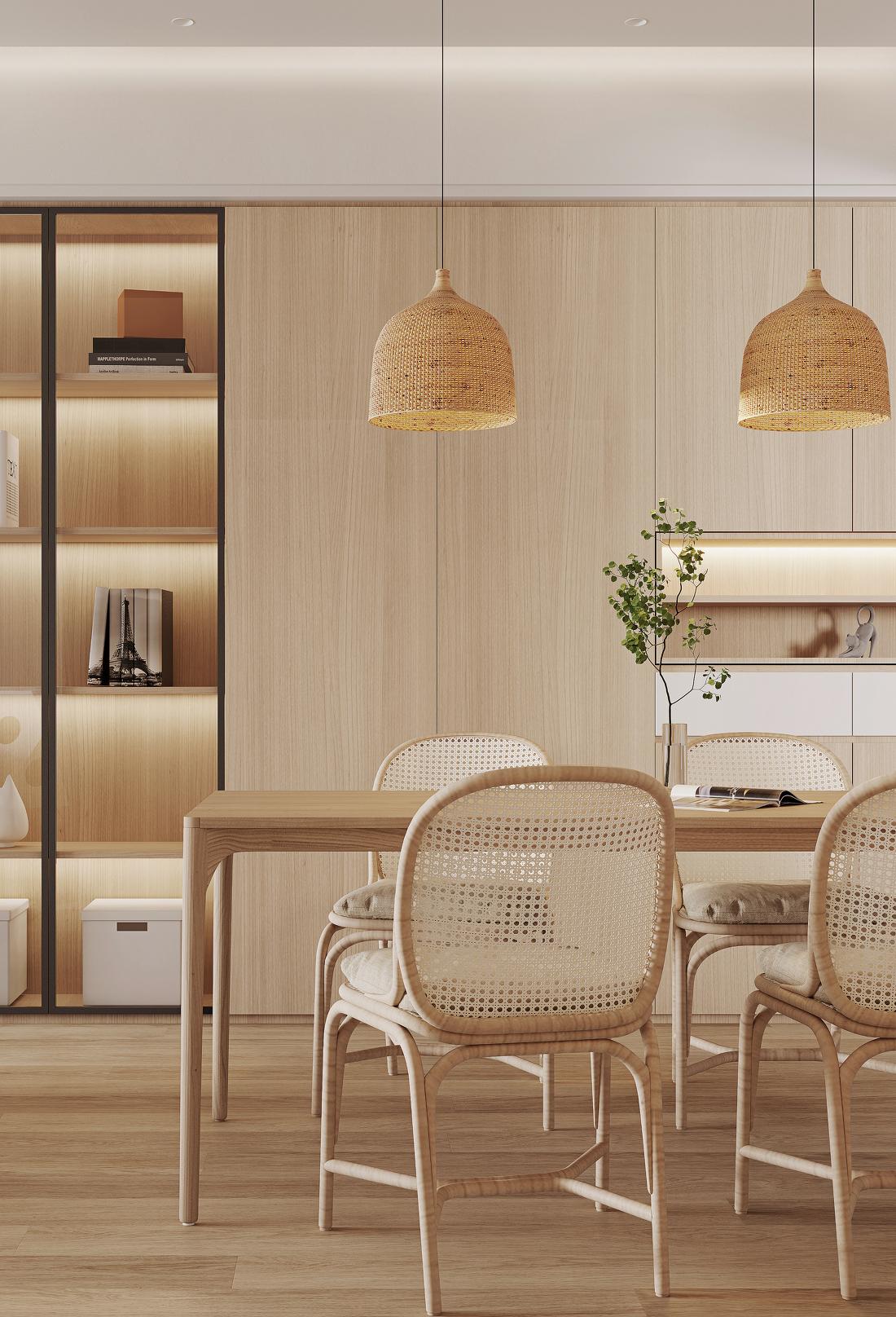 日式原木风温润住宅-21