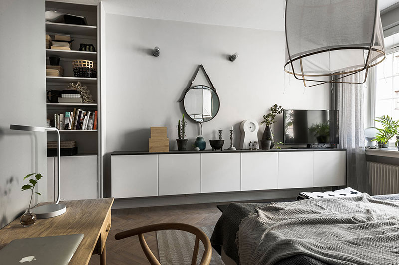 斯德哥尔摩温馨公寓 | 黑灰打造时尚北欧风-18