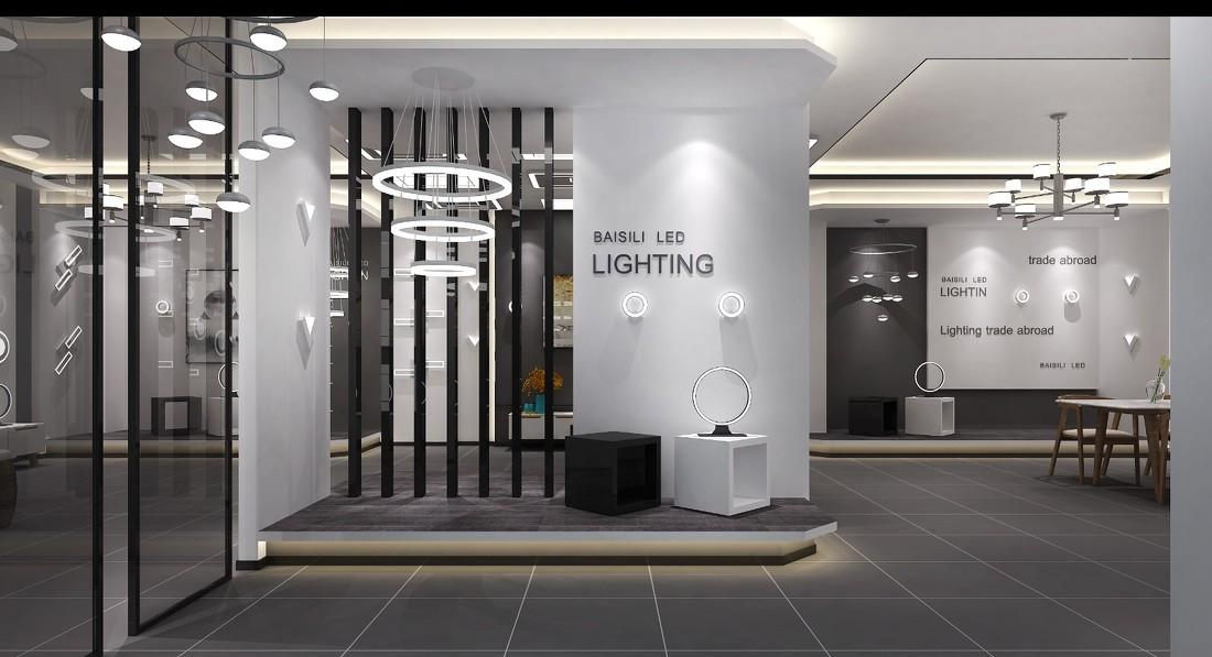 后现代灯饰照明展厅-2