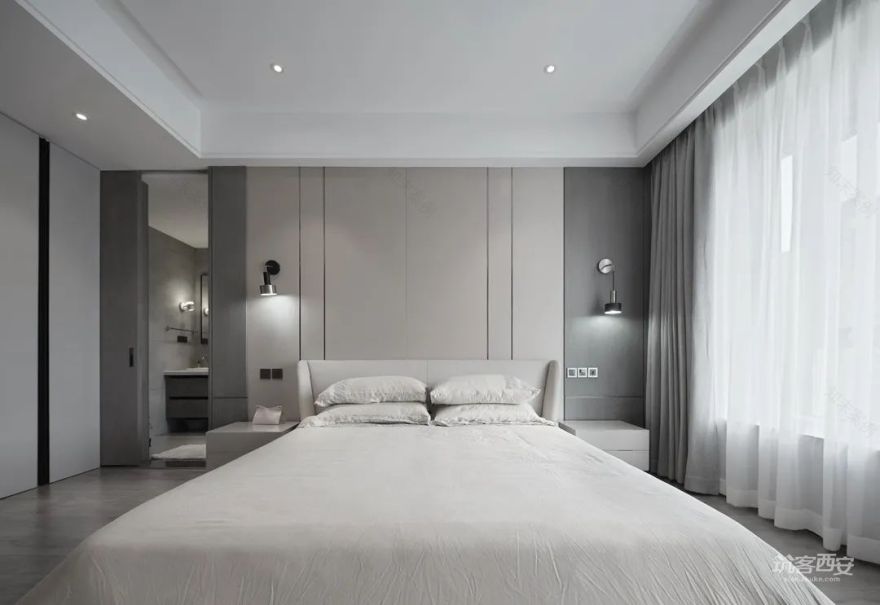 “哑”致拾光 · 现代简约大平层私宅设计丨中国西安丨陈辉设计-34