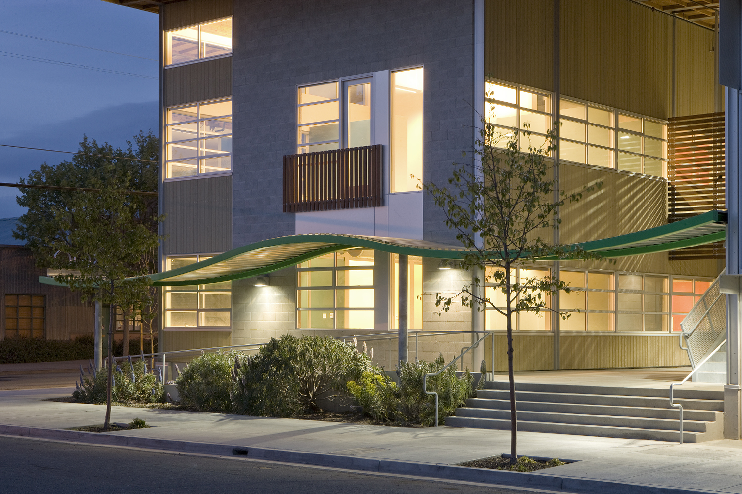 旧金山 20 世纪工业风绿色办公楼-17