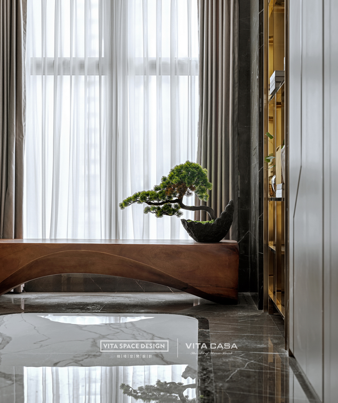 名门府邸 大观自在丨维塔空间设计-15