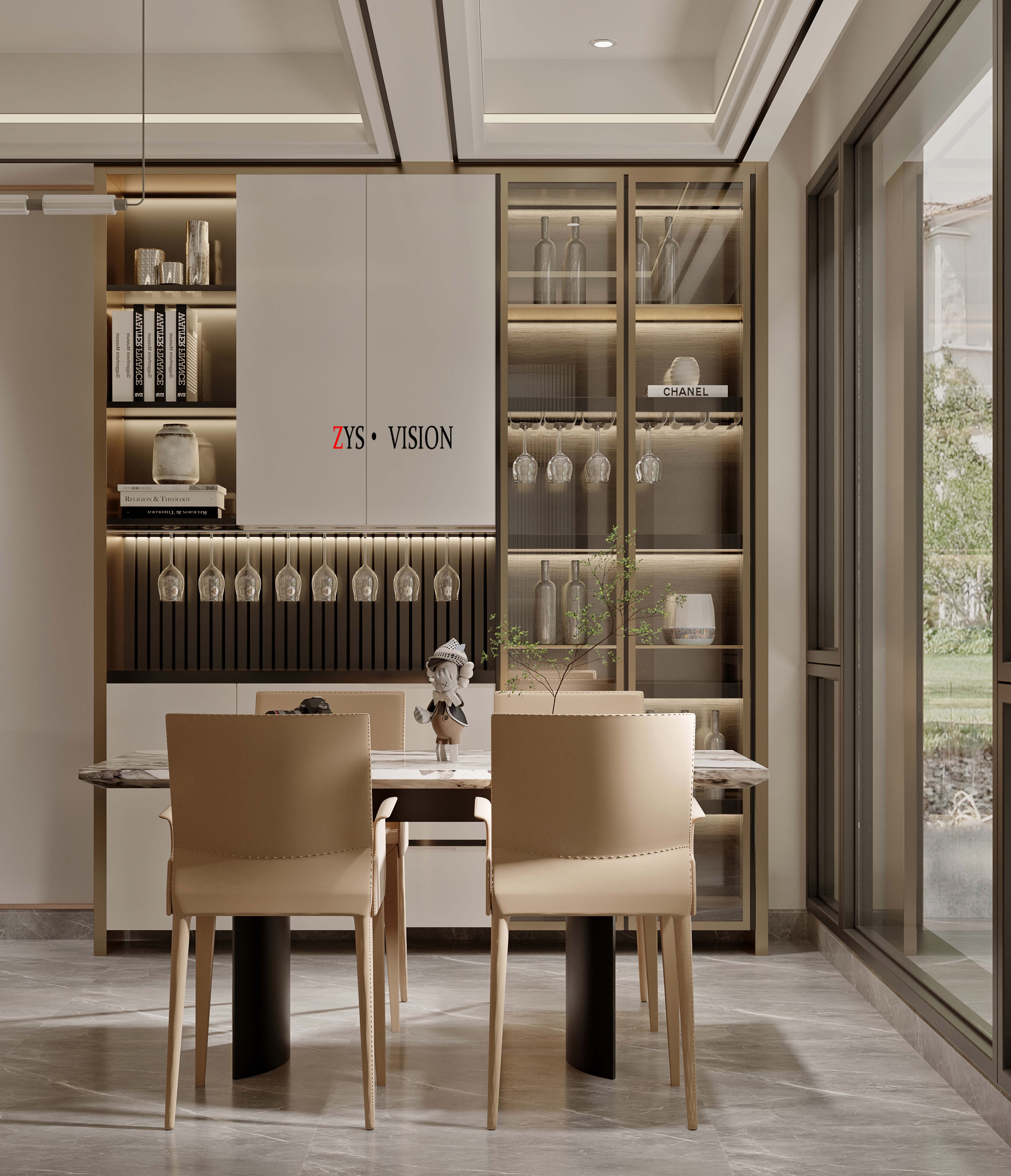 米安·chi 现代轻奢空间丨ZYS 室内设计研究室-15