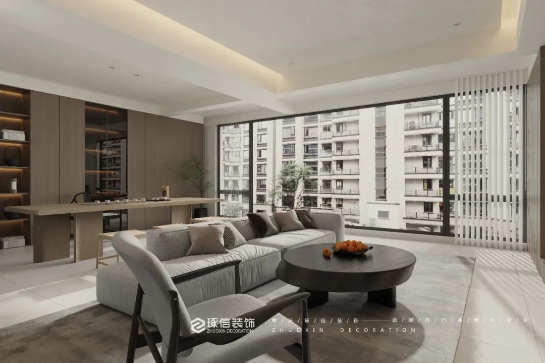 首创禧瑞山河 124㎡现代极简三室设计丨中国重庆丨陈晓亚-20