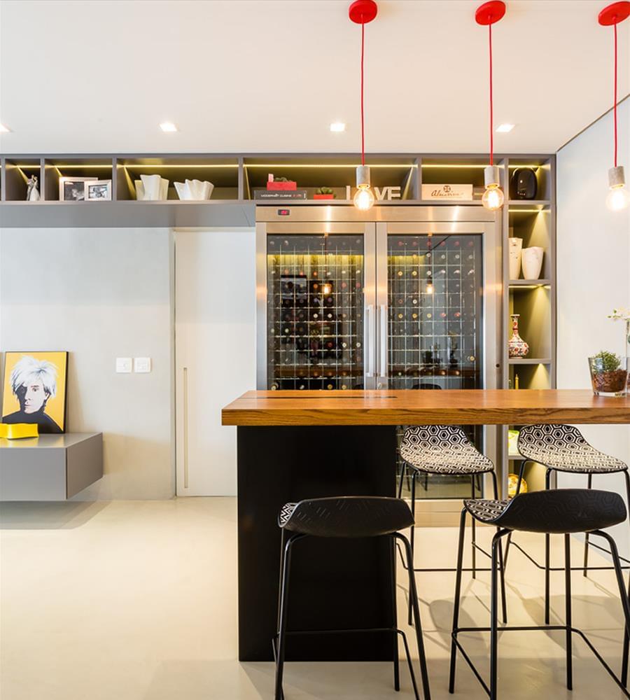 巴西 Apartamento GO · 现代简约风格的多功能公寓设计-13