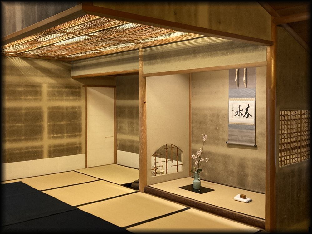 鶴屋吉信本店茶寮「菓遊茶屋」茶室「游心」及坪庭丨日本京都-35