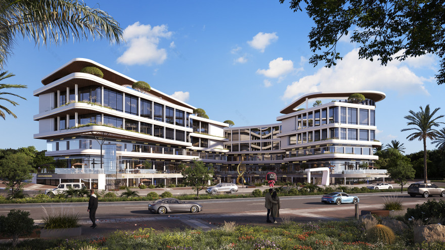 新开罗三枢纽购物中心丨EgyptCairo丨Qawafil Developments-6