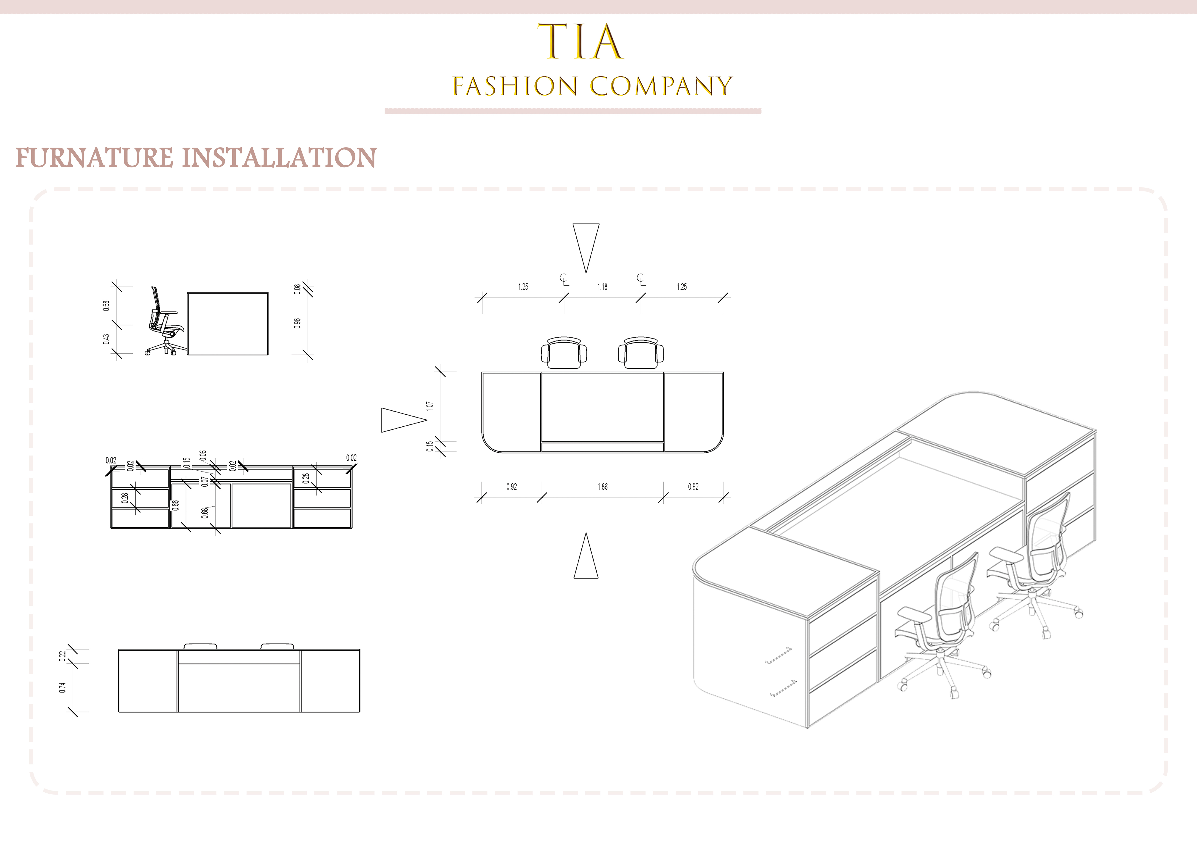TIA FASHION COMPANY 室内设计项目丨MANSOURA UNIVERCITY 建筑学院四年级学生-13