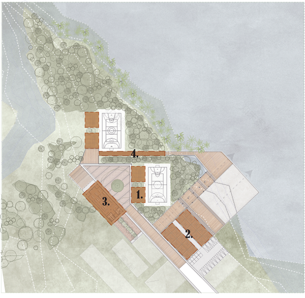 城市活跃边界:瓜皮互联区
注:Guapi可能是特定的地名,这里音译为瓜皮 ,如果有更准确的信息可以替换;Conectado有连接的、互联的意思,结合语境这里意译为互联区 丨哥伦比亚丨Universidad de los Andes(安第斯大学)-14
