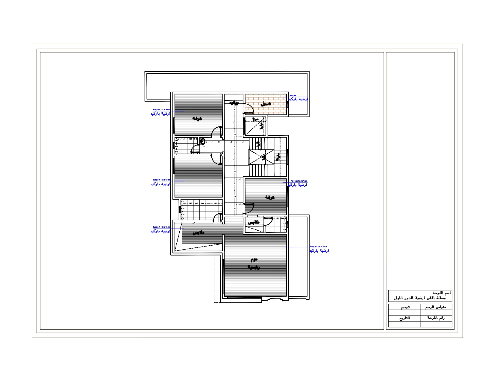 Shop Drawings for Modern Villa (3 Floors)-35