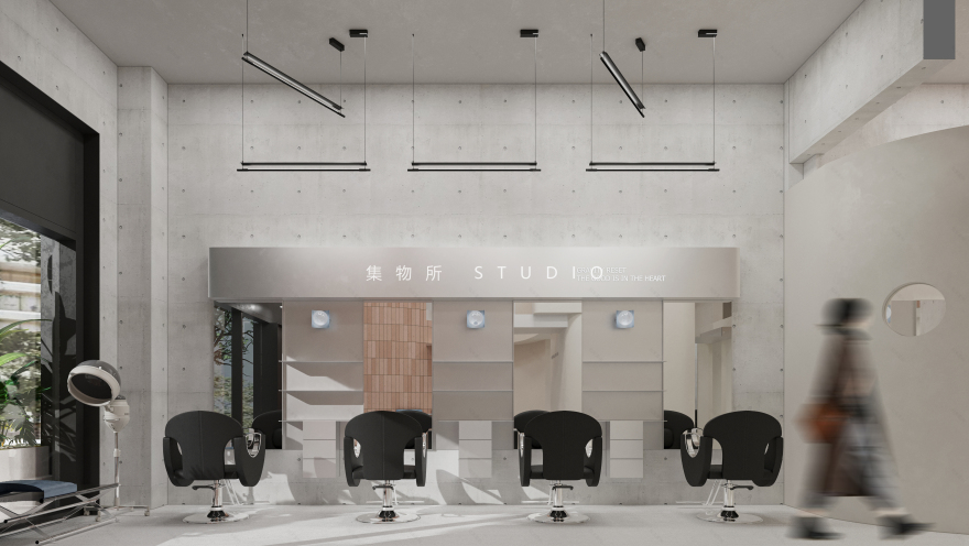GRAVITY·理发店丨中国郑州丨集物所建筑设计-27