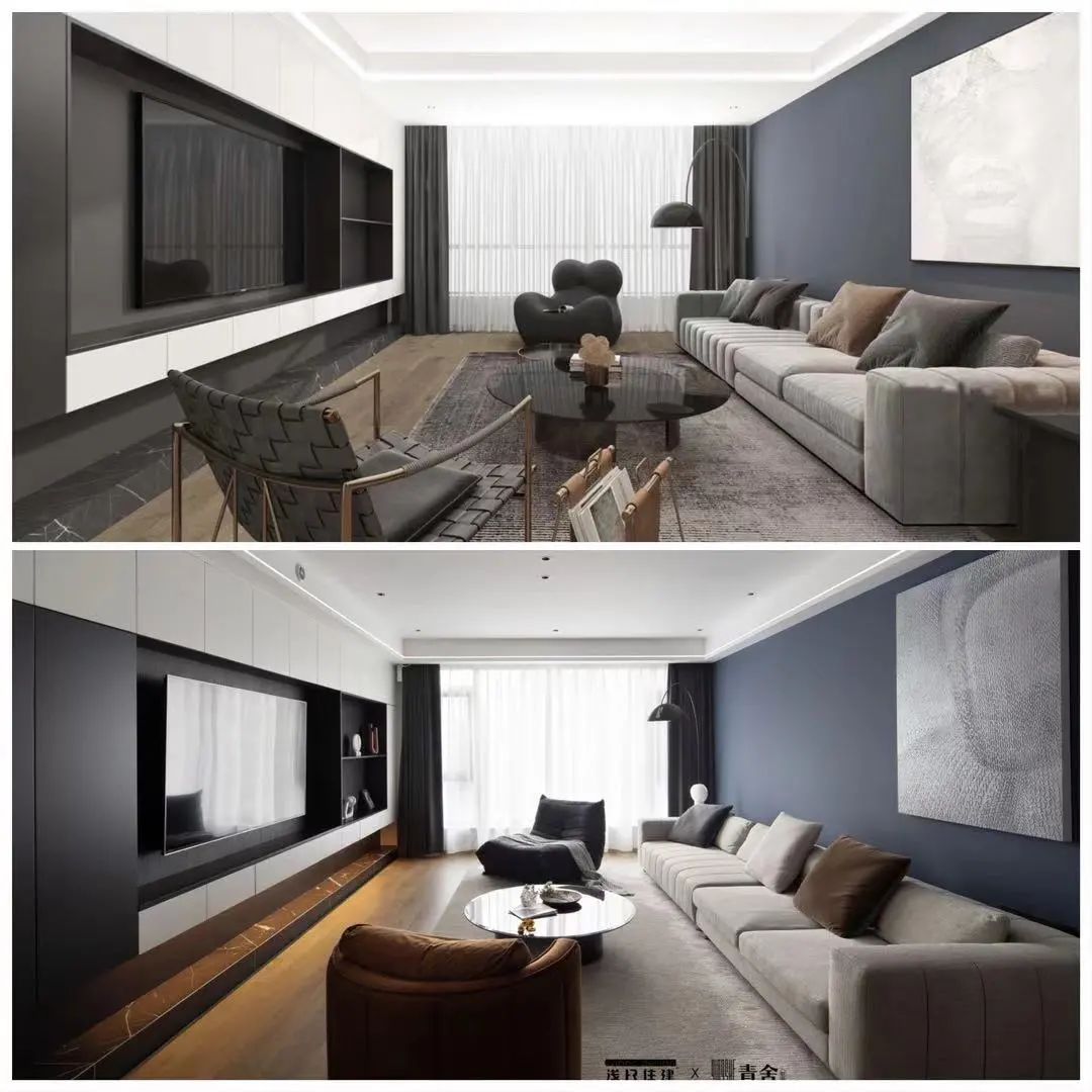 《光•影》 现代极简风格住宅设计丨浅尺住建-46