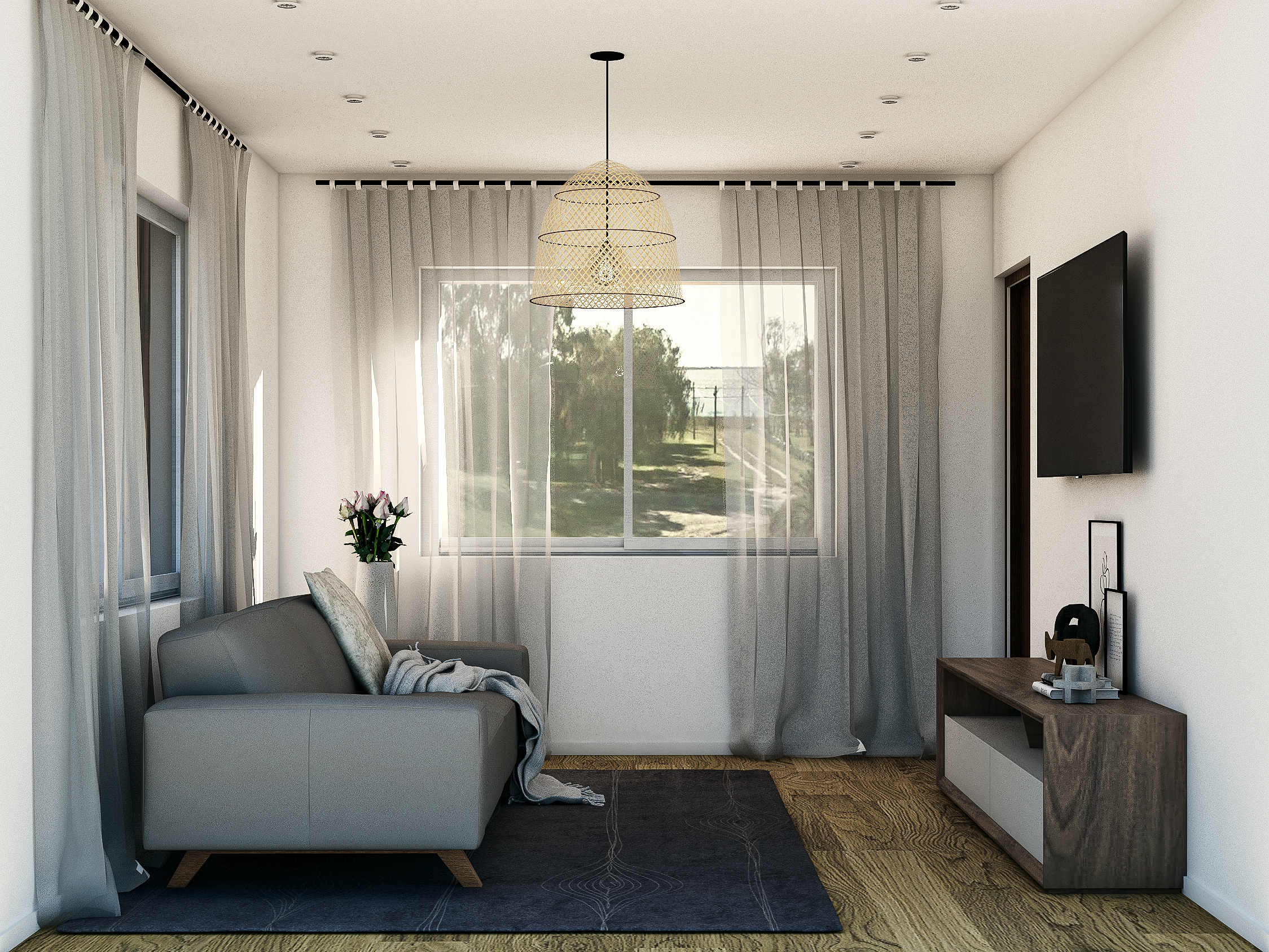 Ramallo建筑可视化,电视架可视化等多个项目丨micaelasanmartin-20