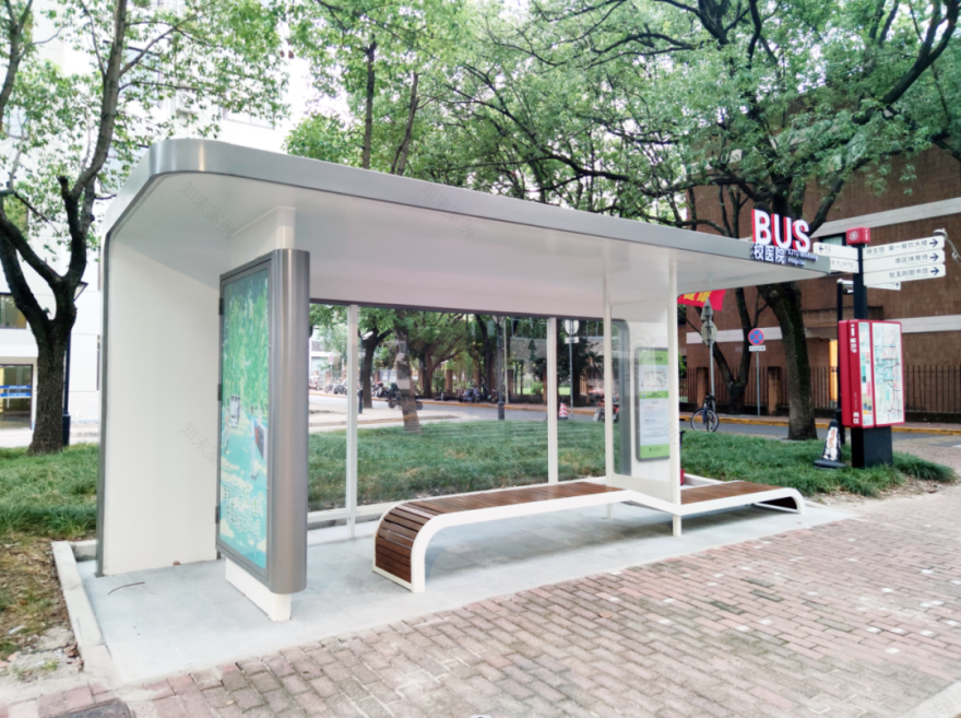 上海交大校园巴士候车亭丨中国上海丨上海思纳史密斯建筑科技有限公司-30