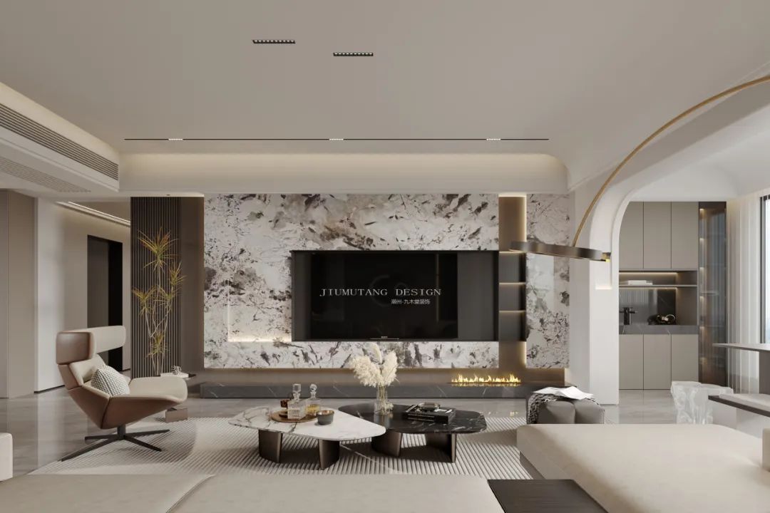 韩东府现代轻奢风家居设计丨九木堂设计-16