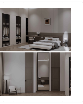 Residential Villa - Master bedroom ID Drawings