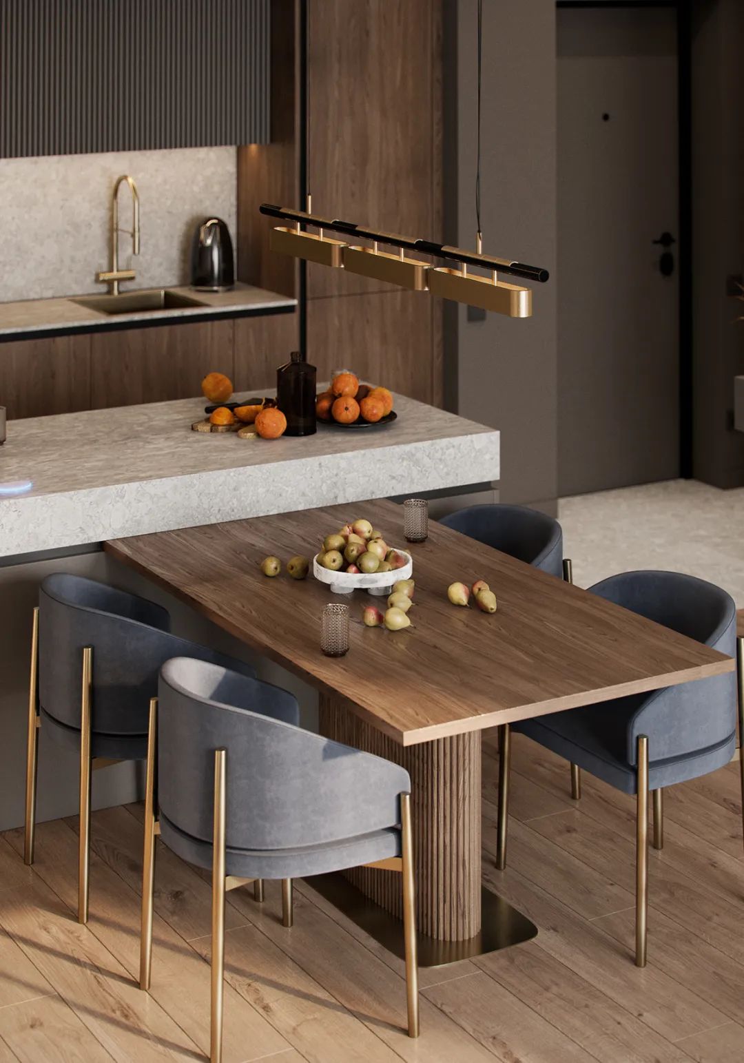 现代简约轻奢住宅丨BODES Studio-18