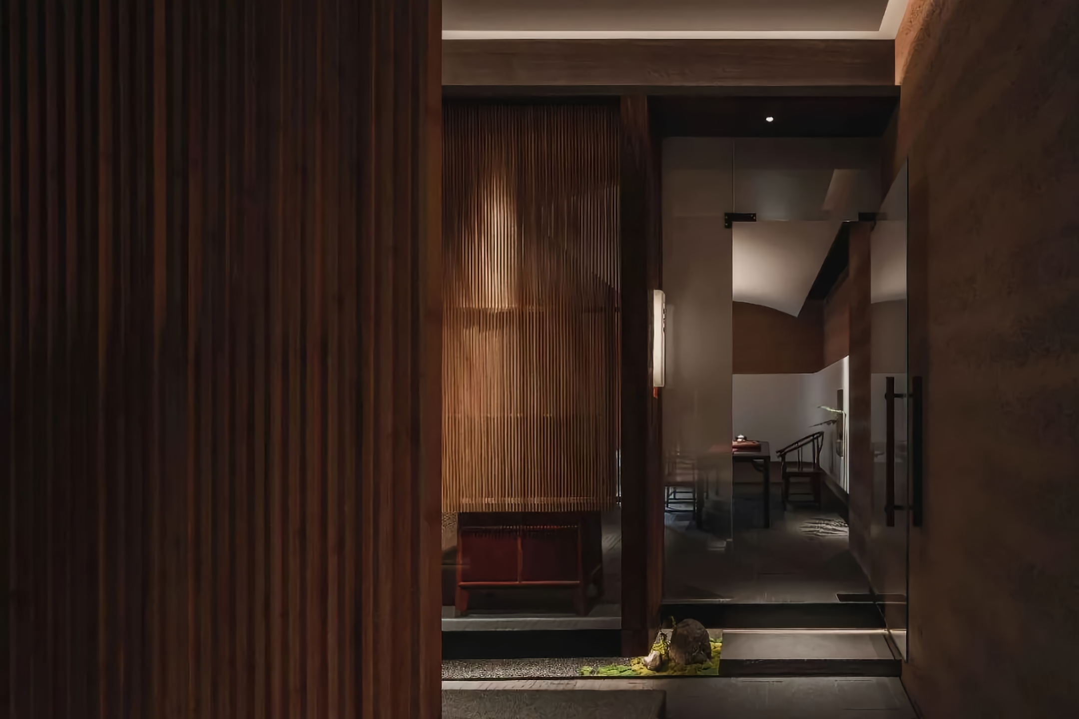 雨林古树茶茶室丨中国台州丨JWD 王韦航室内设计-20