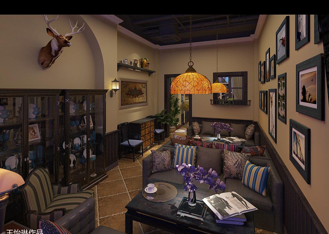 
民国风混打托斯卡纳风咖啡休闲会所 -1