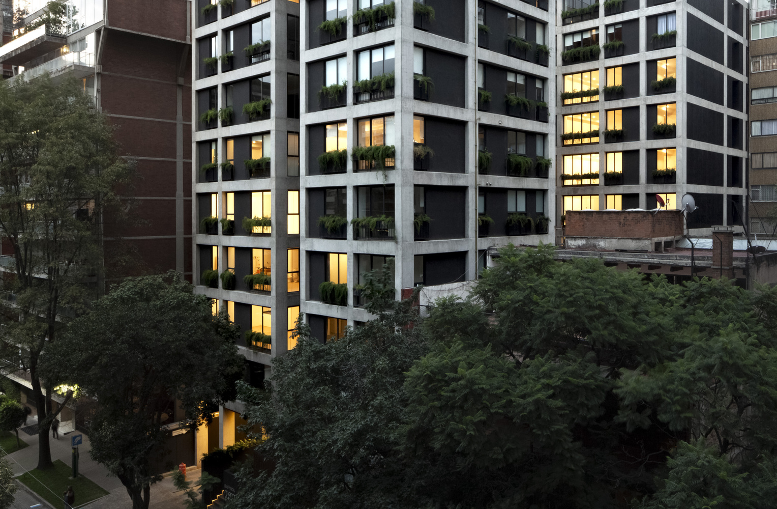 墨西哥城 BP 塔 · 开放,绿色,共享的生活空间-34