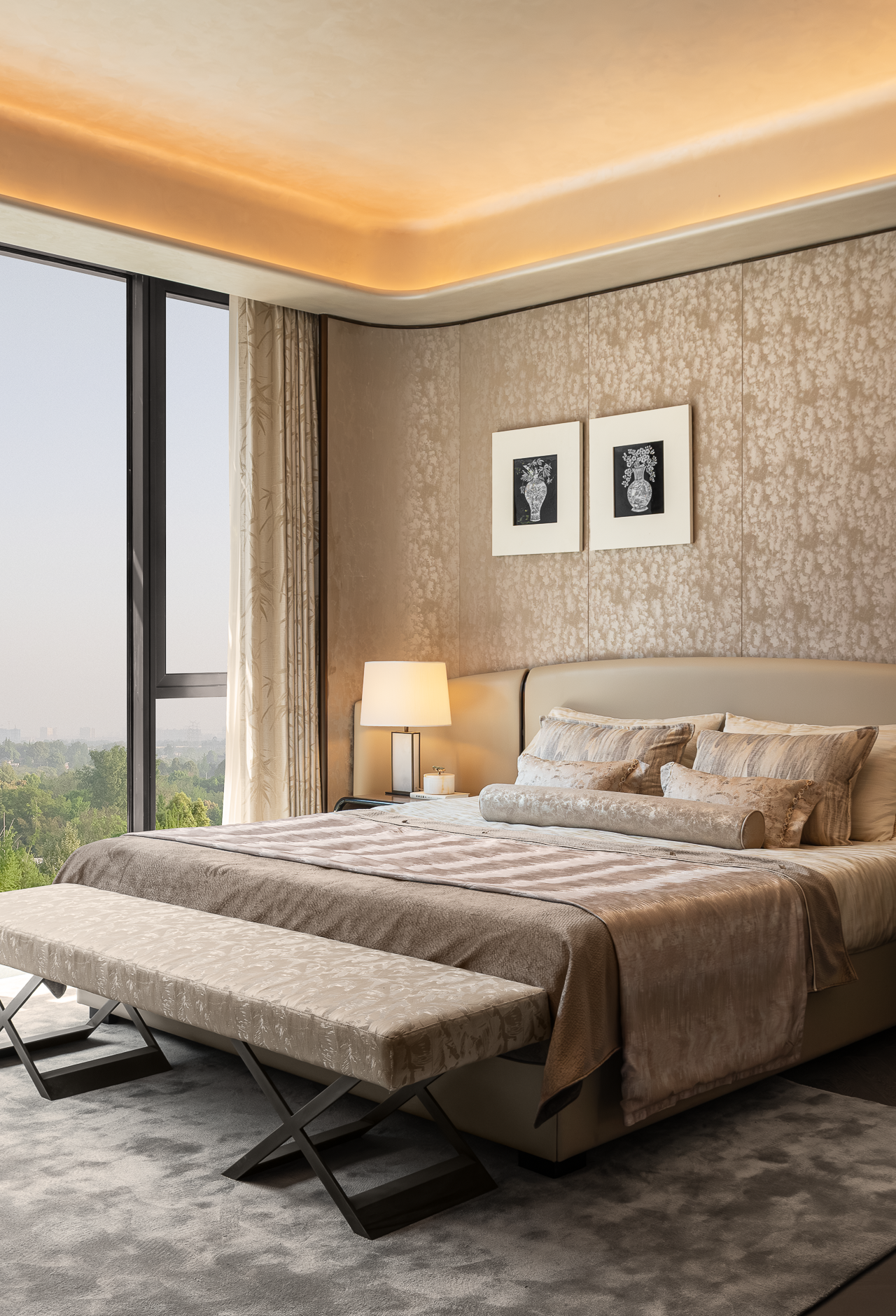 绿城·杭州宸风逸庐390㎡样板间丨中国杭州丨飞视设计,春山秋水-17