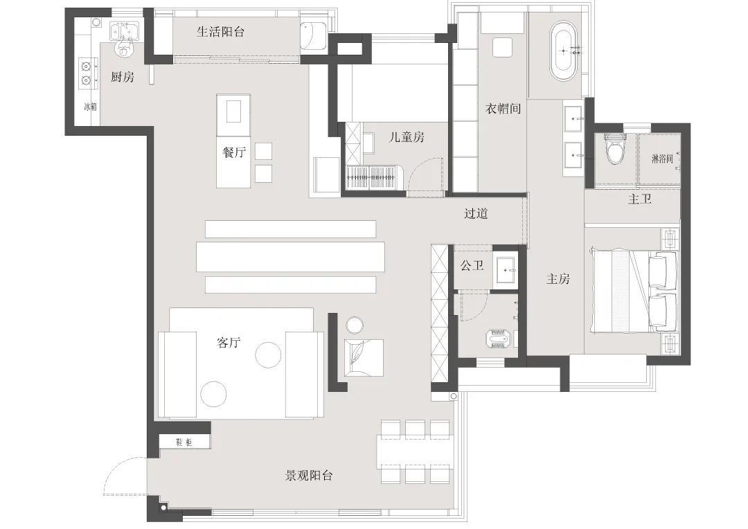 华润海湾中心·九里怡园丨中国汕头丨远校空间设计-40