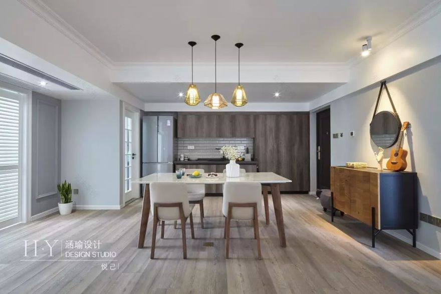 深圳涵瑜设计新作 | 悦己,北欧时尚的幸福家园-35