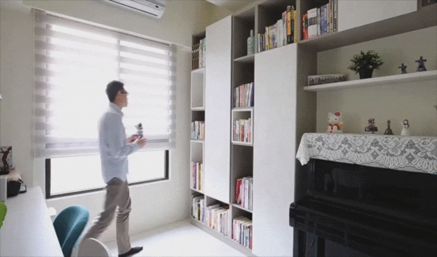 桃园北欧乡村亲子宅 系统收纳与多元建材的完美融合-15