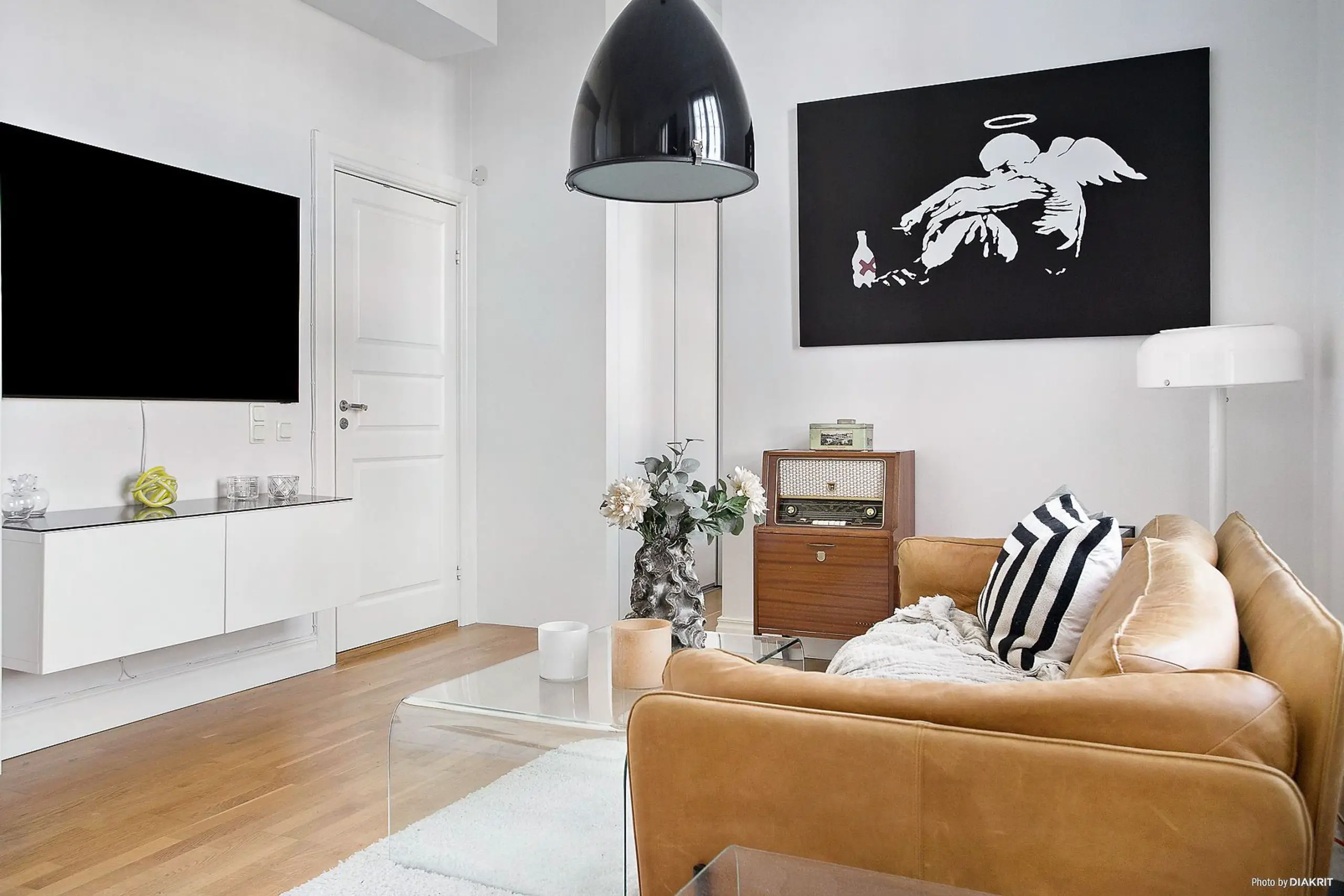 无门卧室设计，39m2 一居室焕发新活力-5