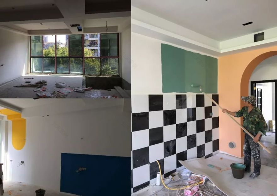 一套房改两套,全屋十几种颜色还想让客厅"裸奔" | 南也设计-101