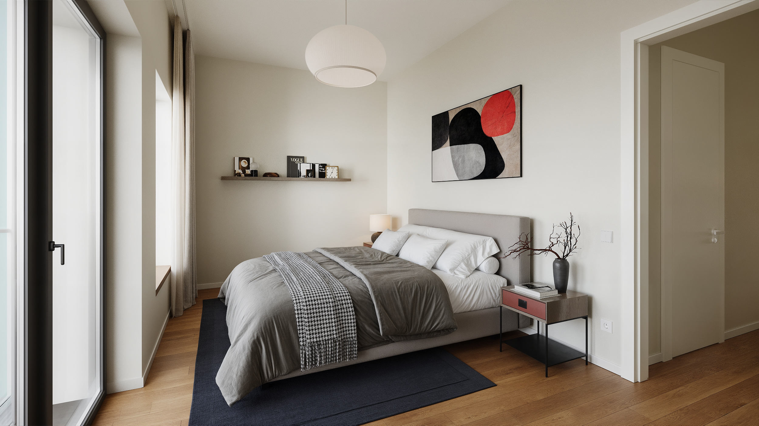 柏林公寓软极简风设计丨德国柏林丨Mosolova Valeria-16