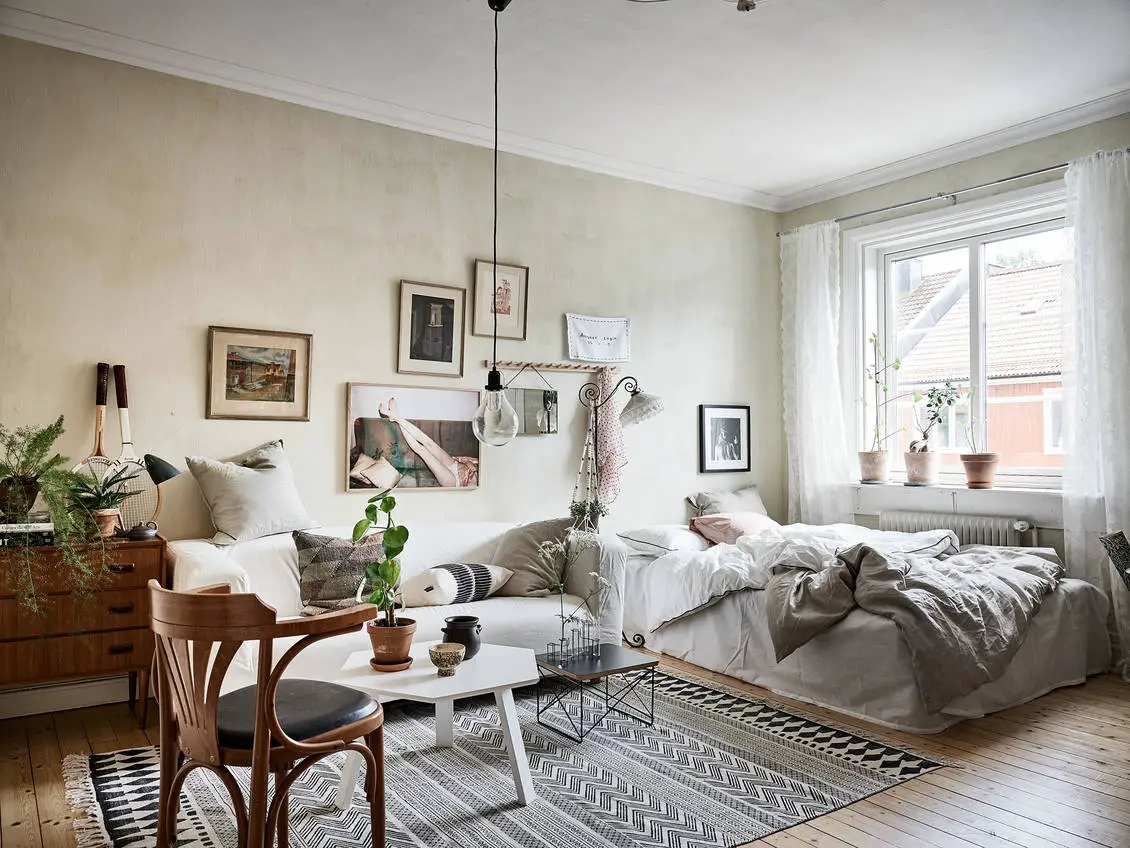 自然色彩的瑞典 36m²禅意工作室-3