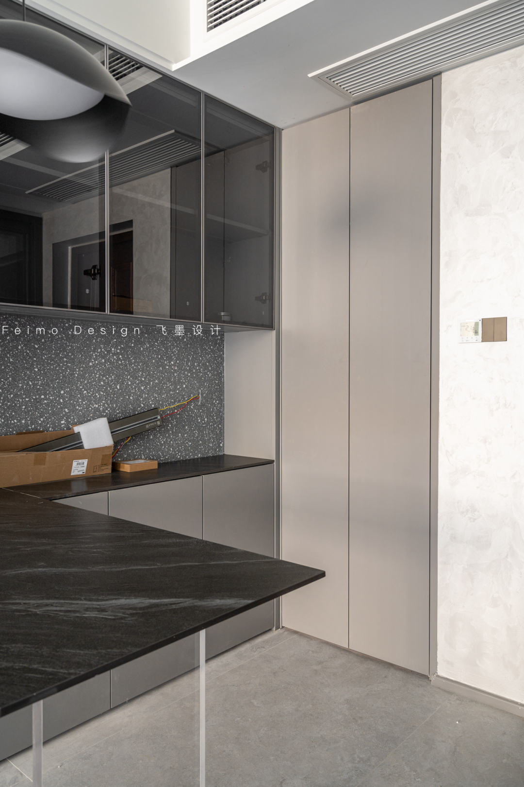 95㎡极简婚房丨飞墨设计-11