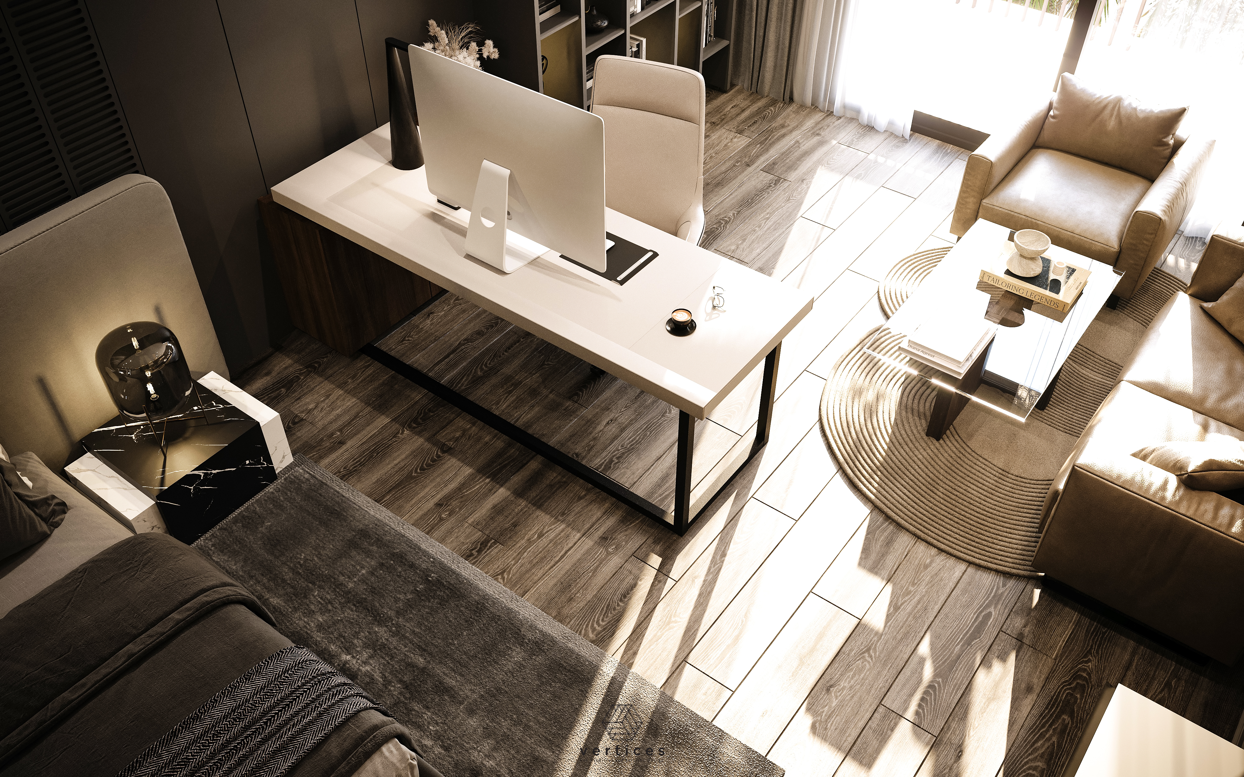 温暖简约风现代卧室设计-9