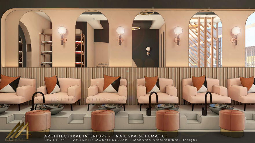 Nail Salon 室内设计-15