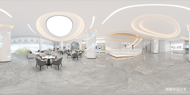 170万元医疗机构1600平米装修案例（口腔门诊部）-10