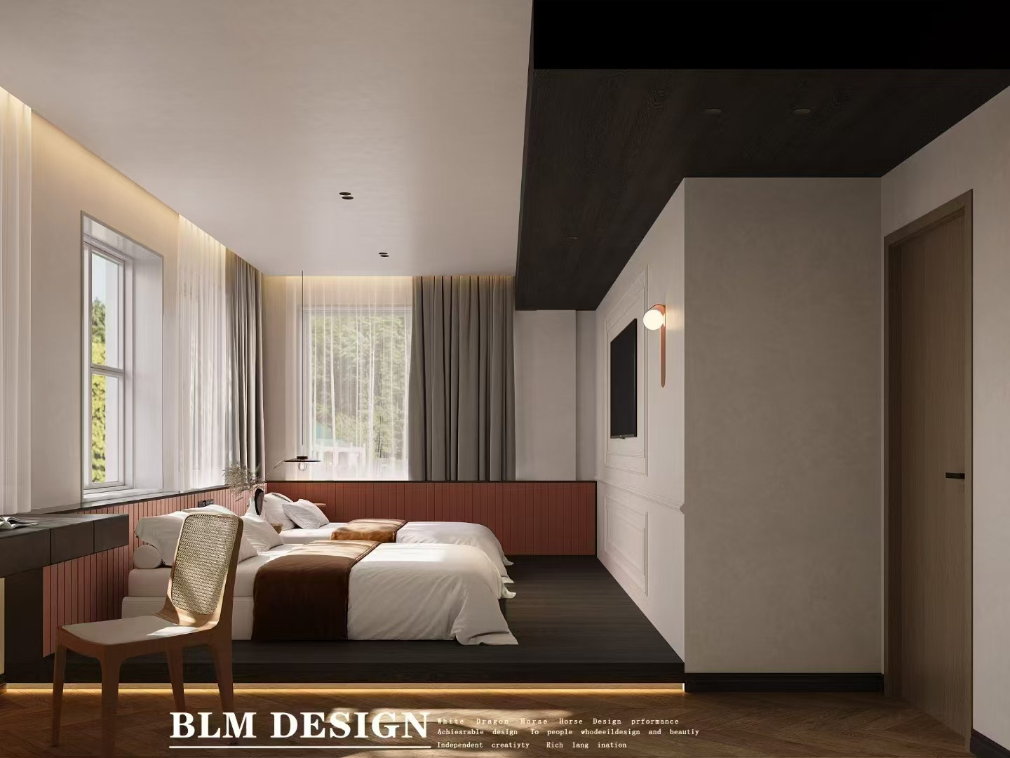 白龙马民宿效果图设计制作-8