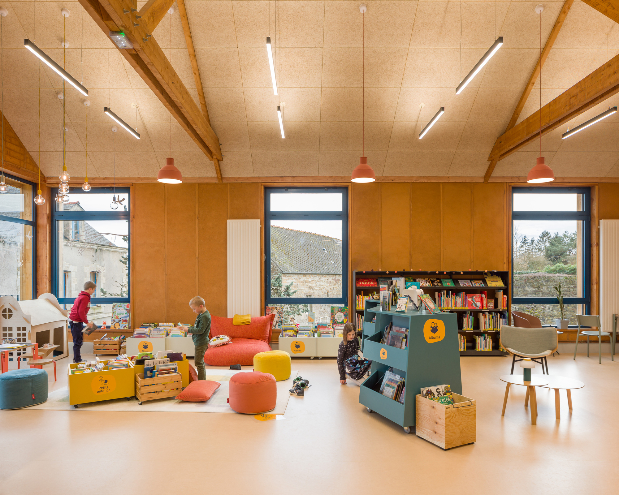 Media Library And Earth-Based Third Place / DEAR + Celeste architecture -16